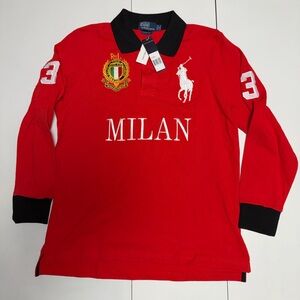 New!  Polo Ralph Lauren ‘Milan’ chief keef rugby shirt